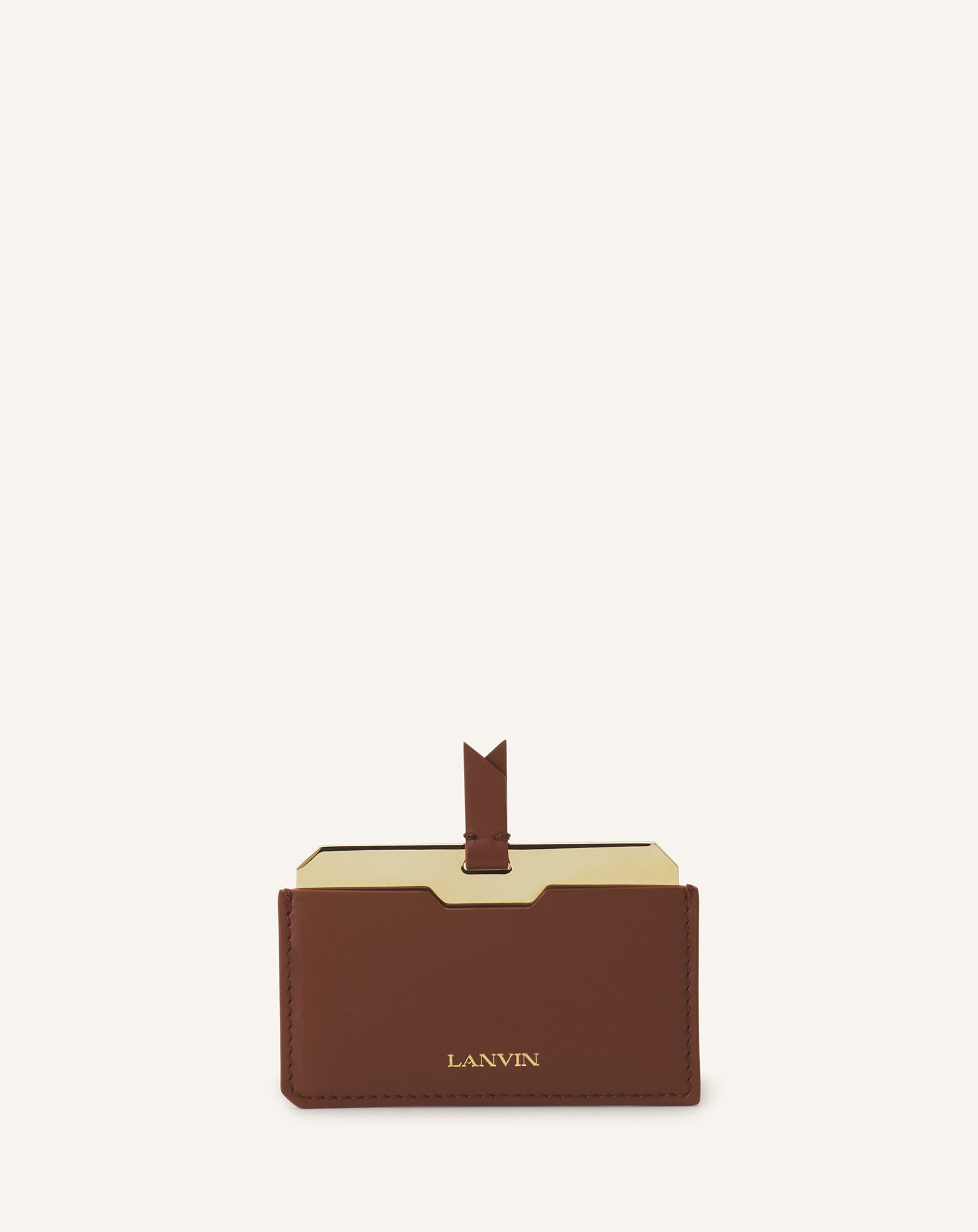 LANVIN LEATHER MIRROR HOLDER