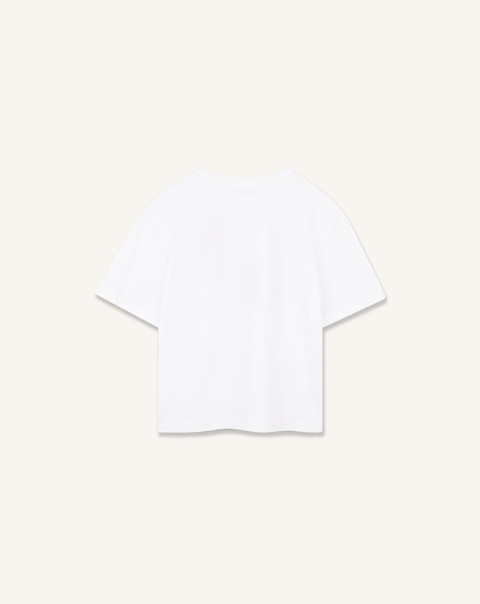 WHITE SHORT-SLEEVED T-SHIRT