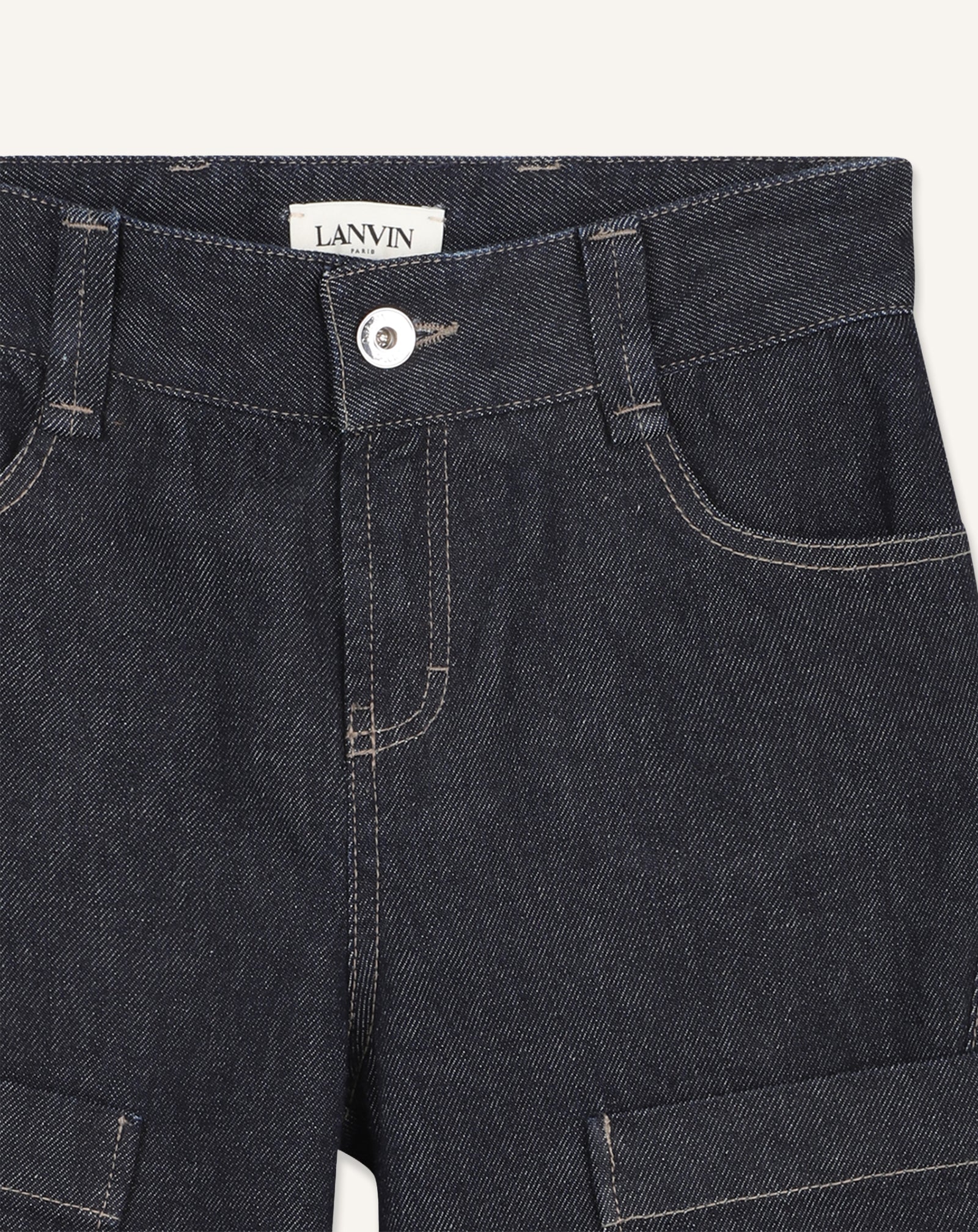 DENIM BERMUDA SHORTS