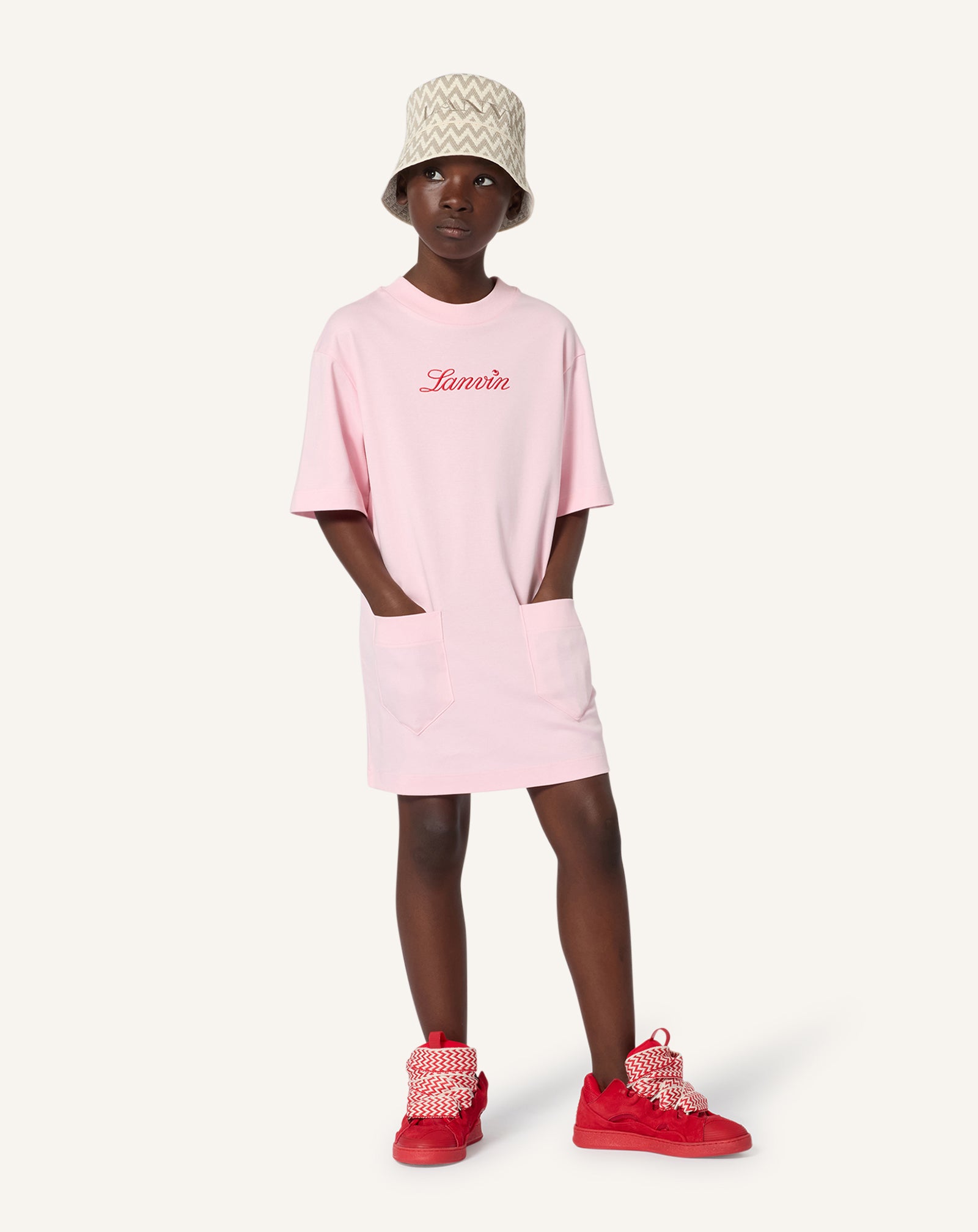 PINK T-SHIRT DRESS