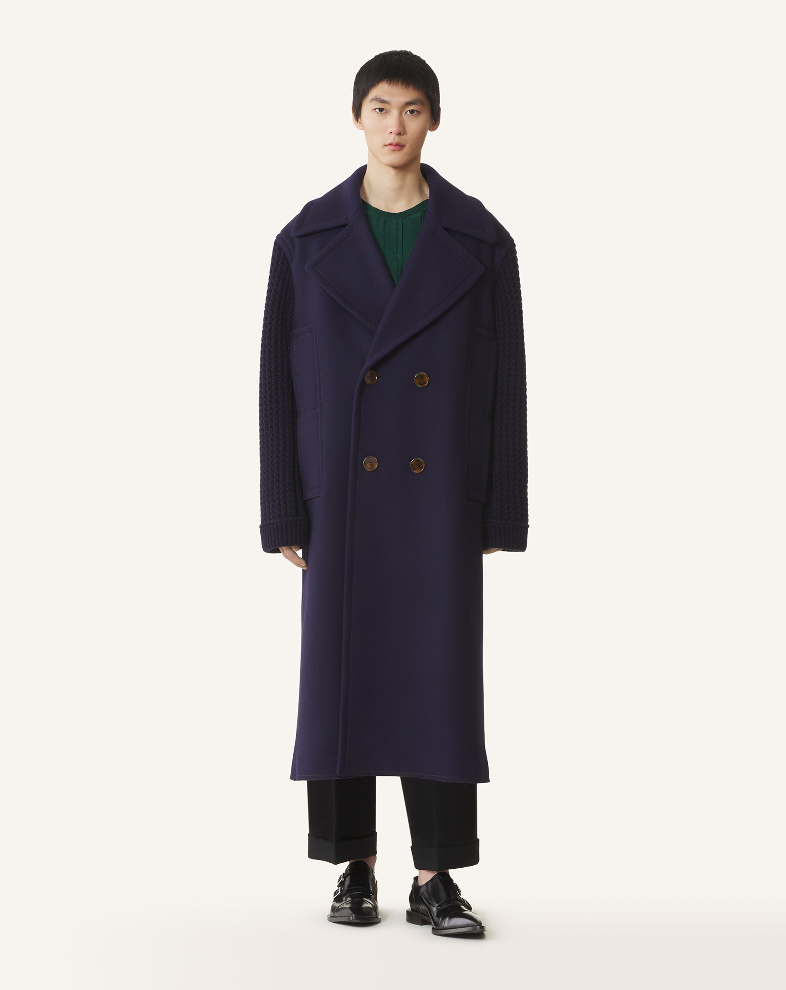 LONG WOOL PEACOAT