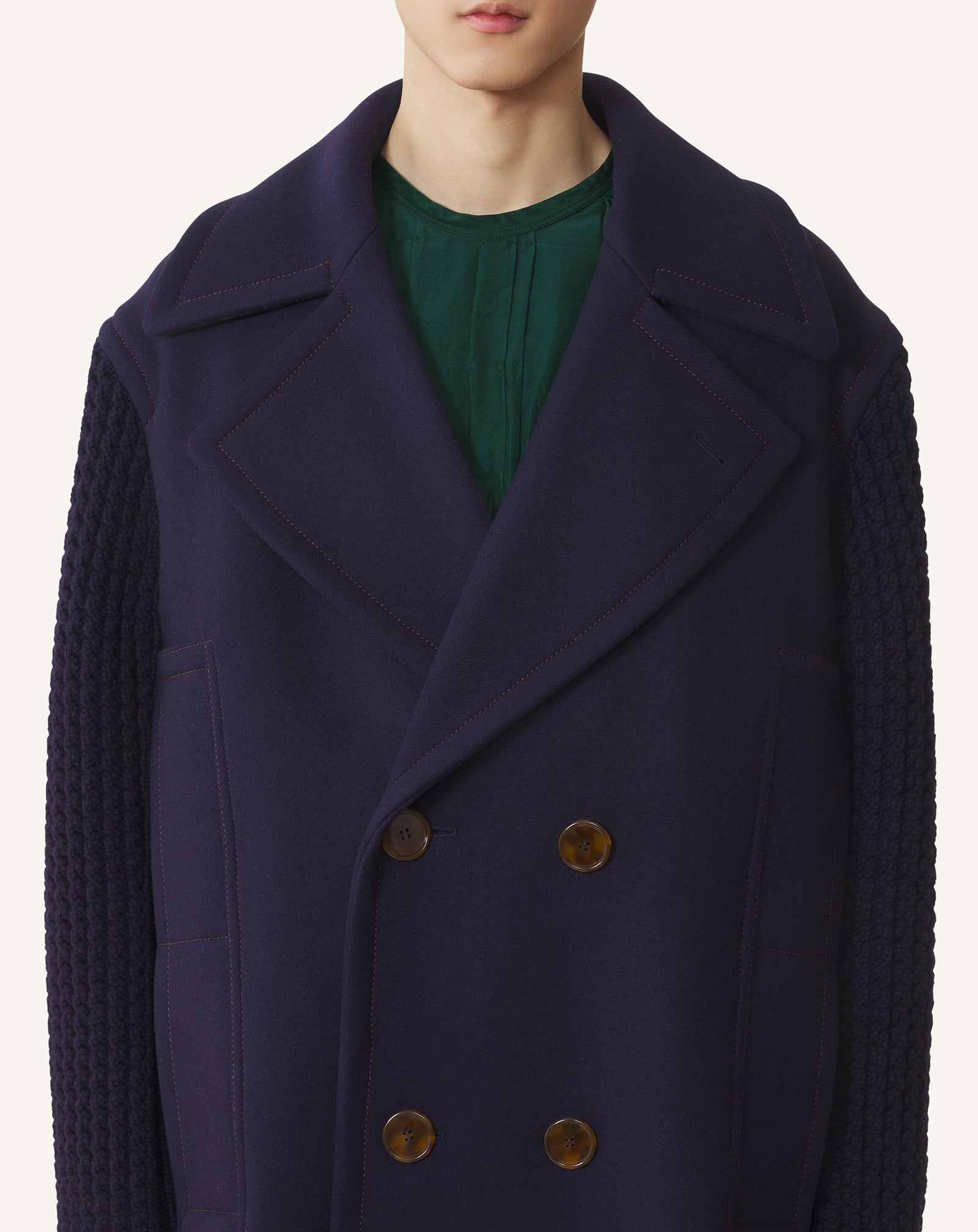 LONG WOOL PEACOAT