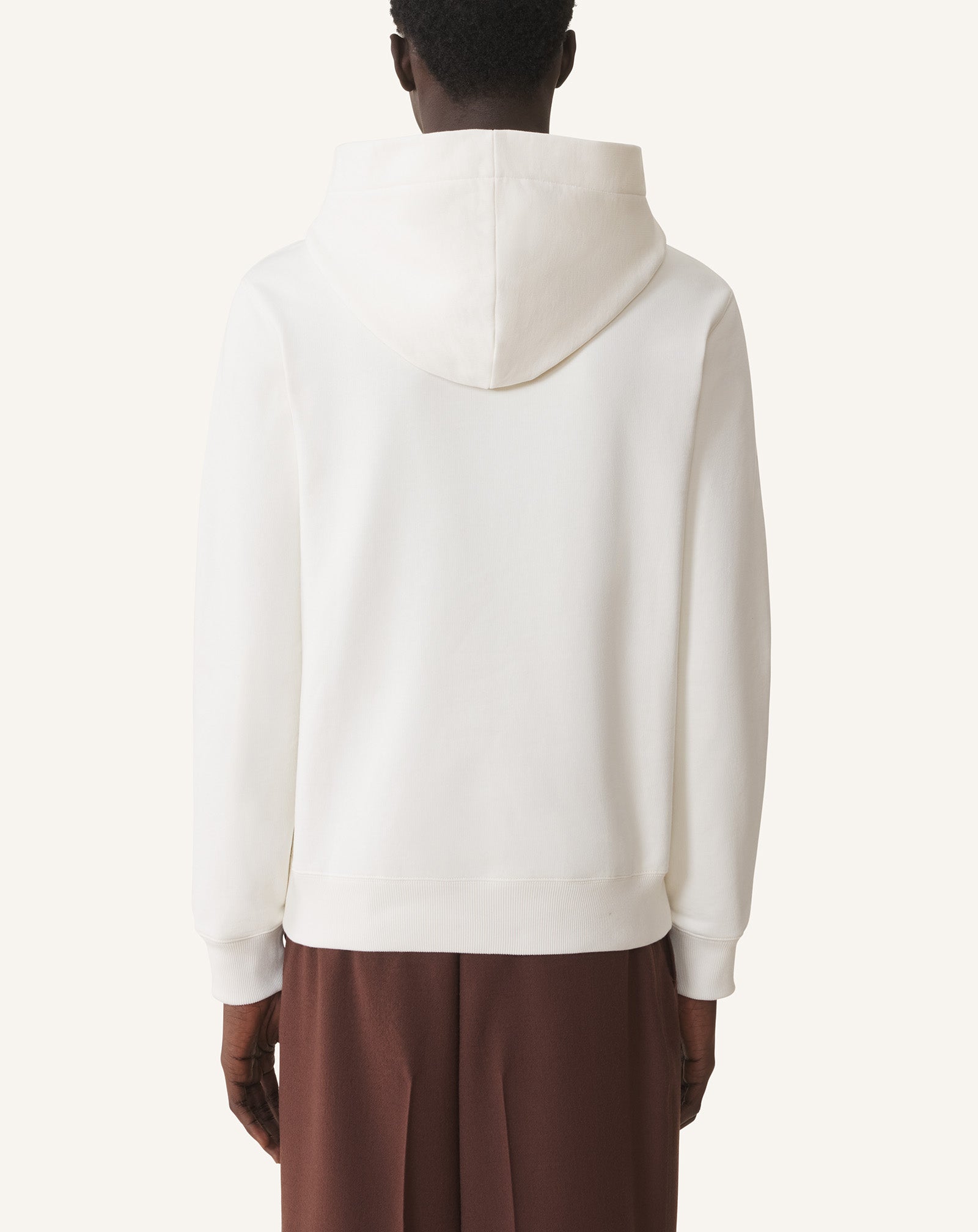 LANVIN EMBROIDERED COTTON HOODIE