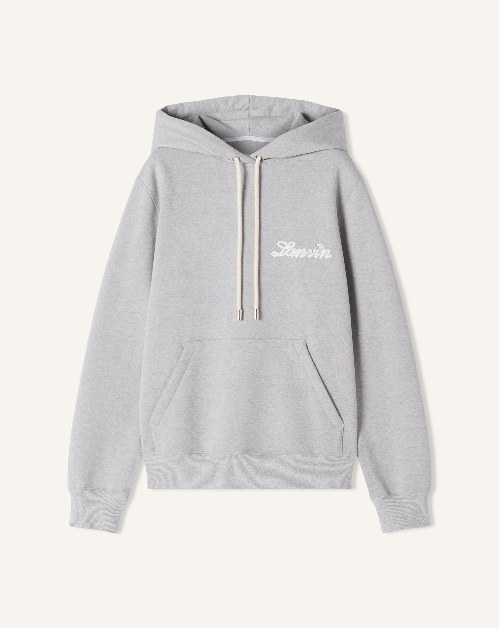 GREY LANVIN RIBBON HOODIE