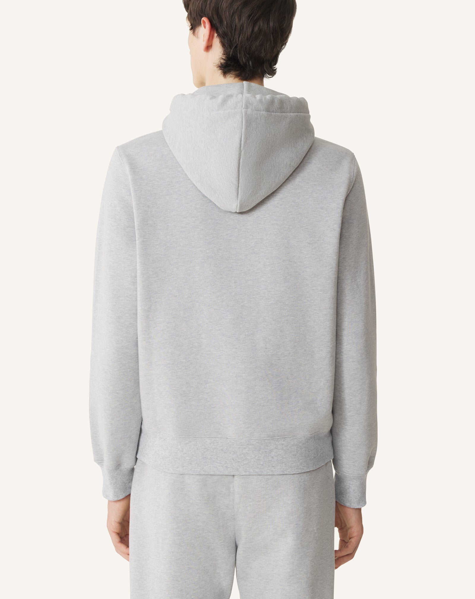 GREY LANVIN RIBBON HOODIE