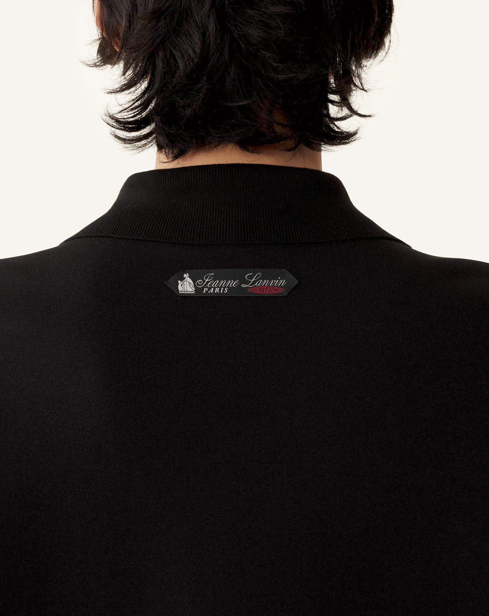 GREY ZIP JACKET IN SILK AND COTTON JACQUARD