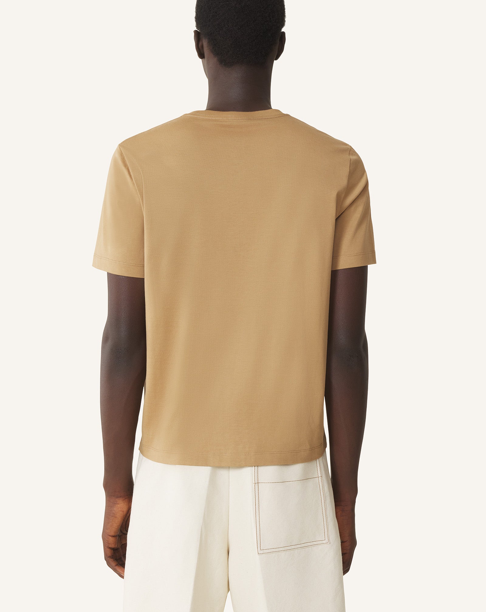 BROWN LANVIN RIBBON T-SHIRT