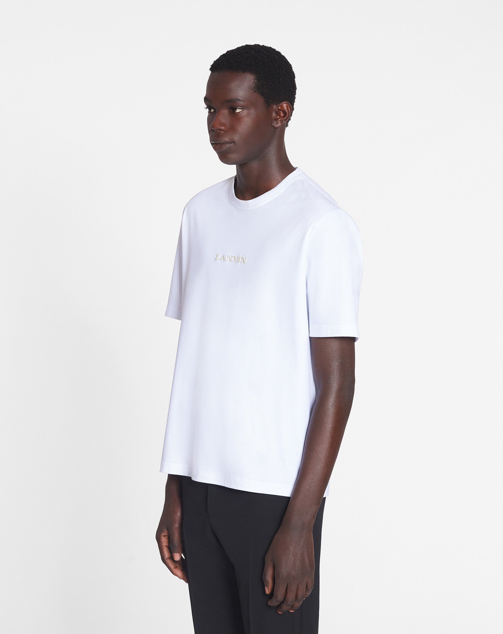 LANVIN EMBROIDERED T-SHIRT