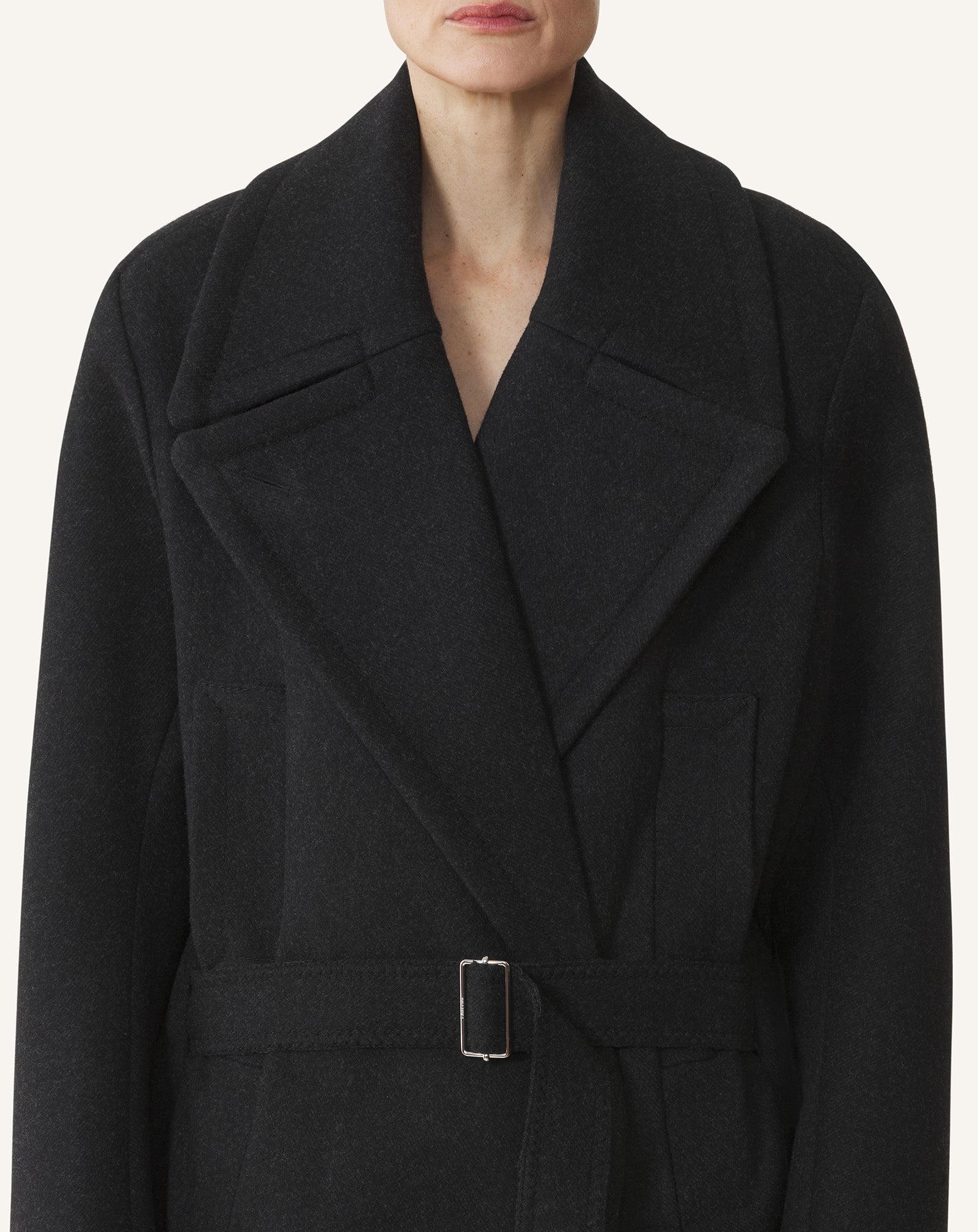 LONG WOOL PEACOAT