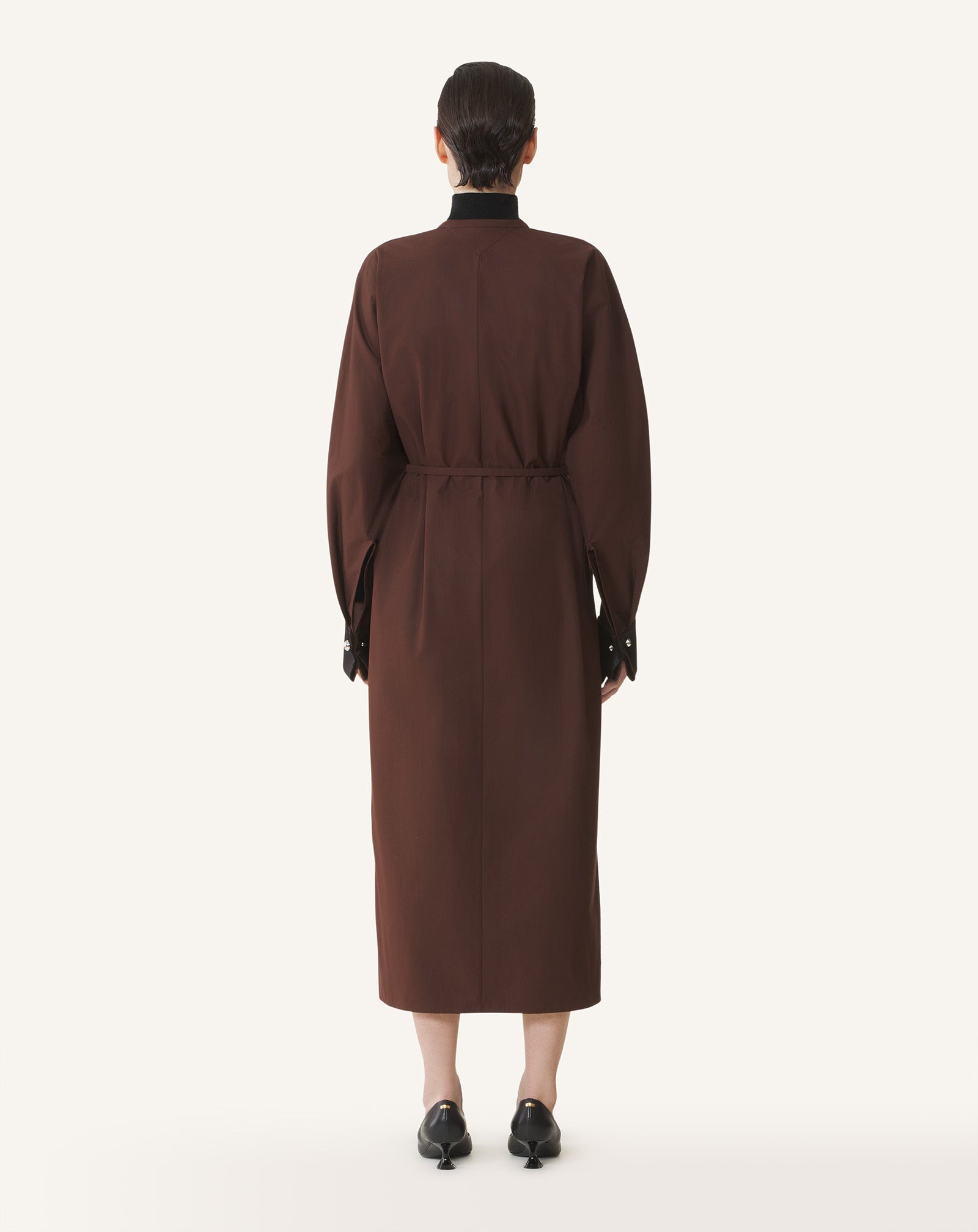 SHIRT DRESS IN COTTON POPELIN