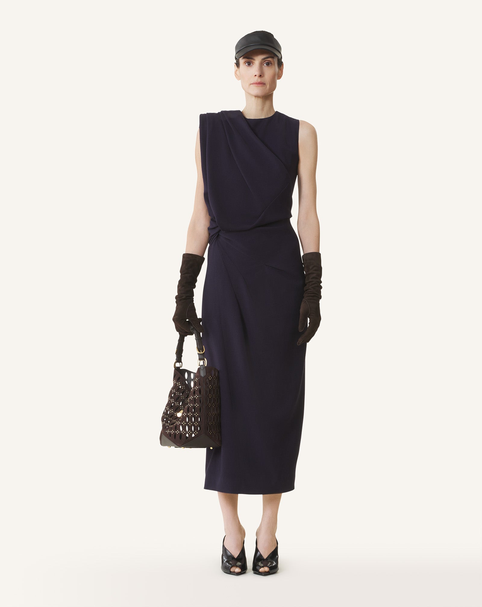 MIDI DRESS IN FLANNEL