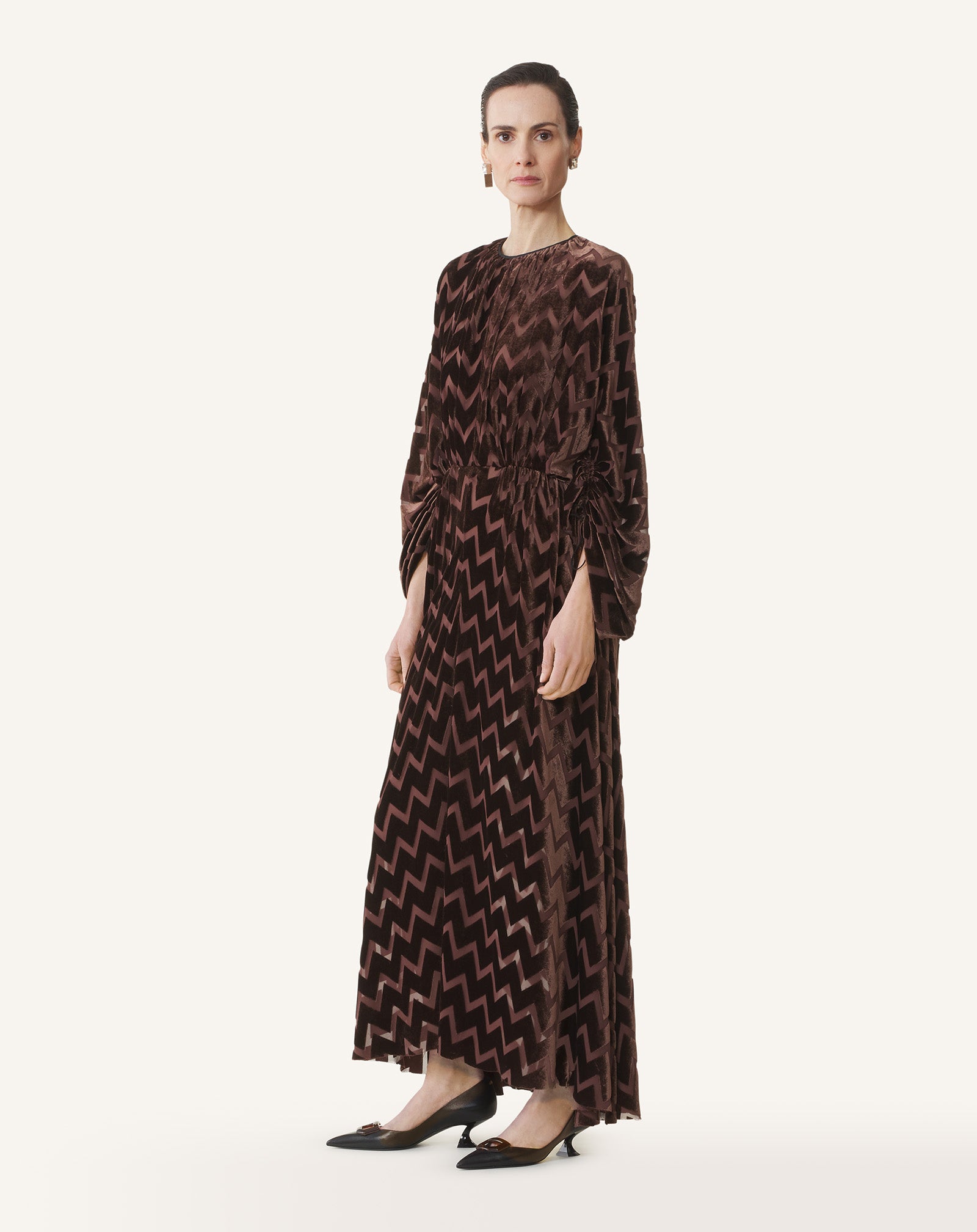 DEVORÉ VELVET DRESS