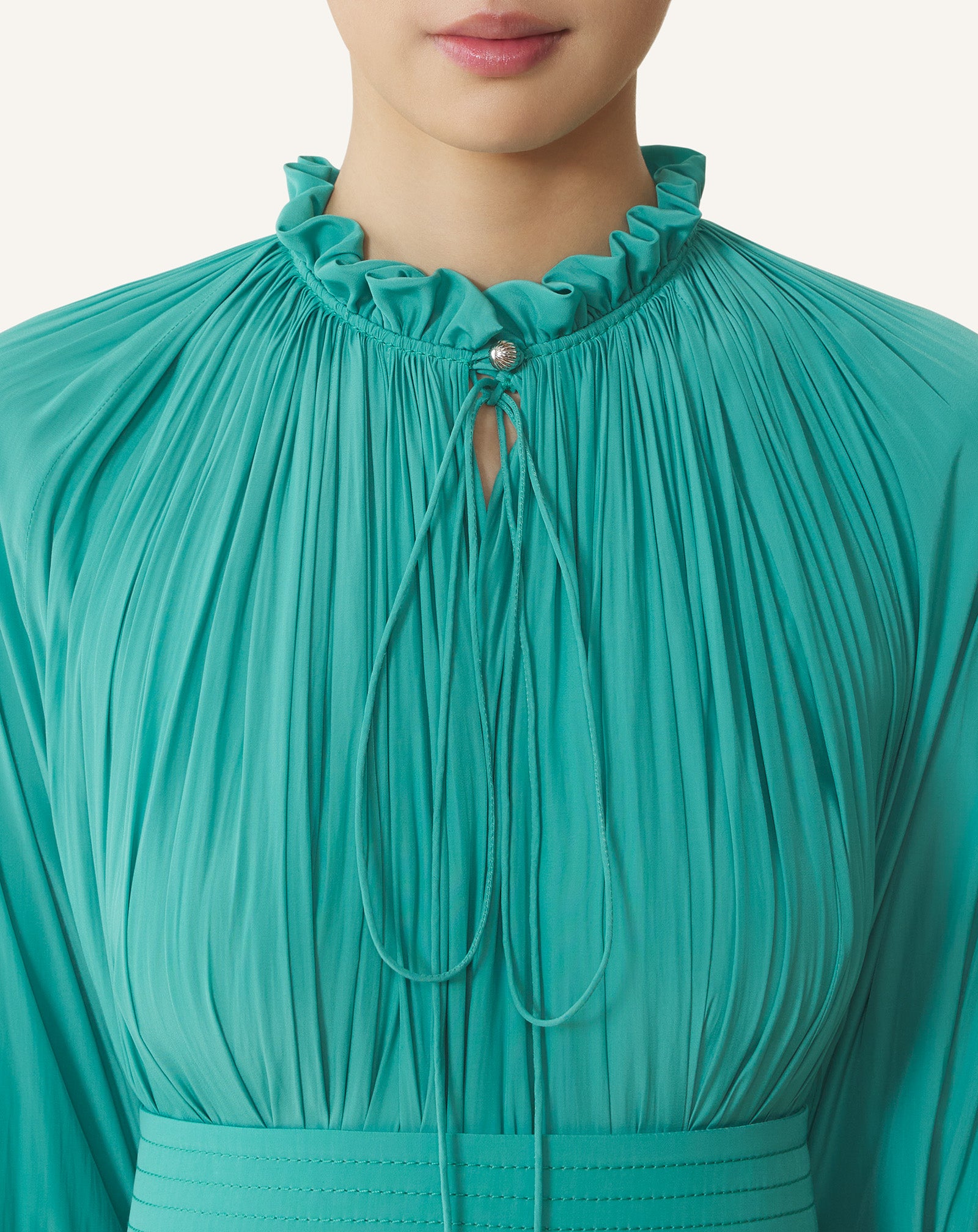 SHORT CHARMEUSE DRESS