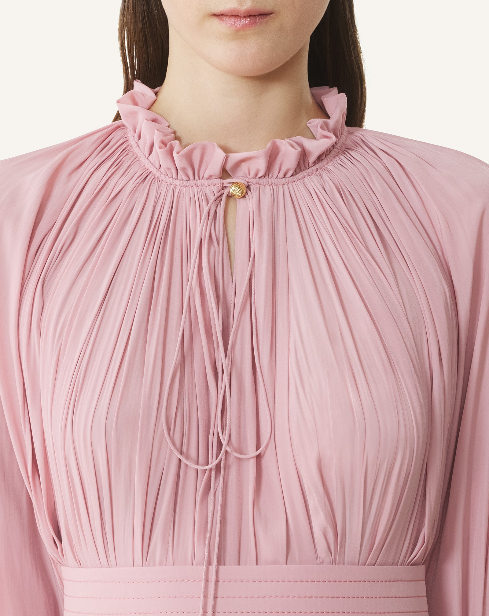 SHORT CHARMEUSE DRESS