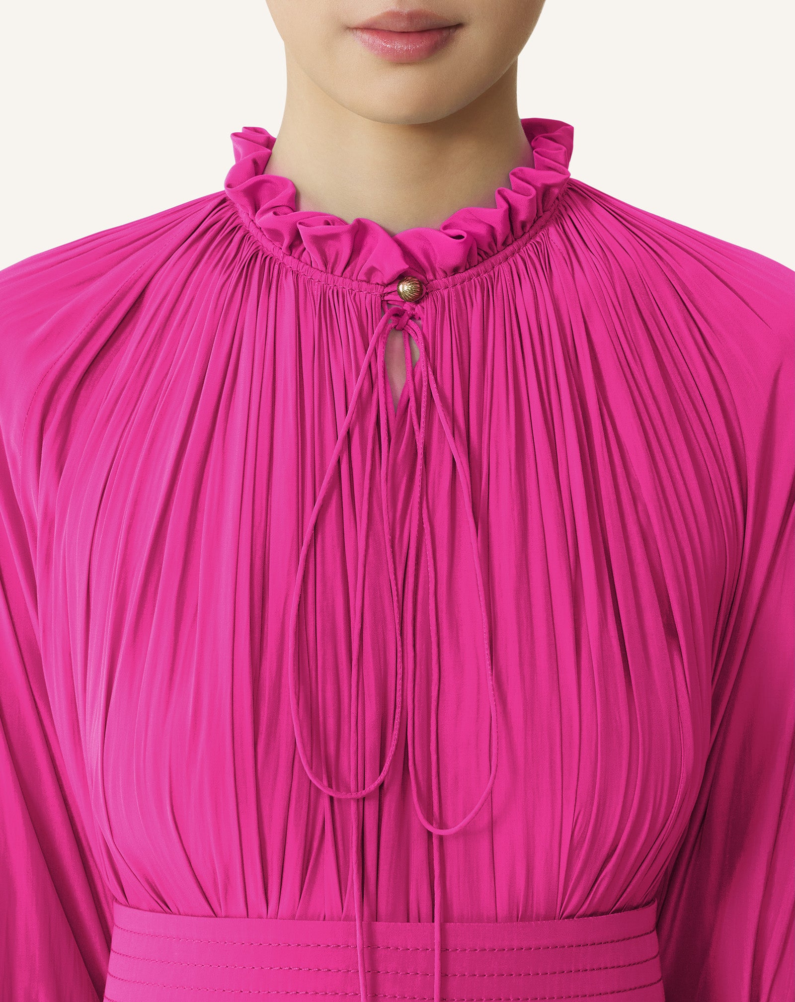 SHORT CHARMEUSE DRESS