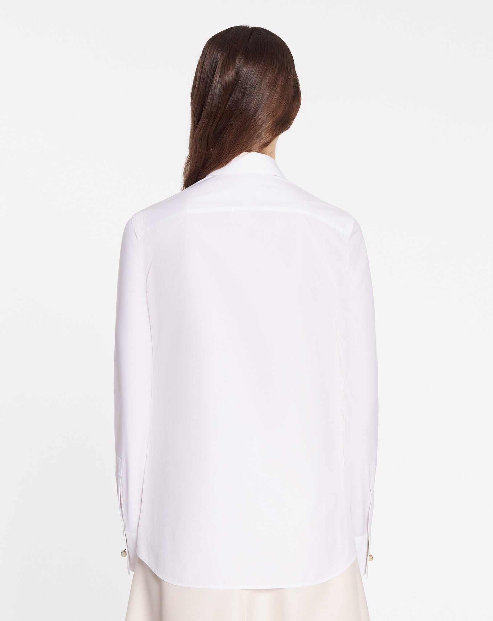 LONG SLEEVE SHIRT IN POPLIN