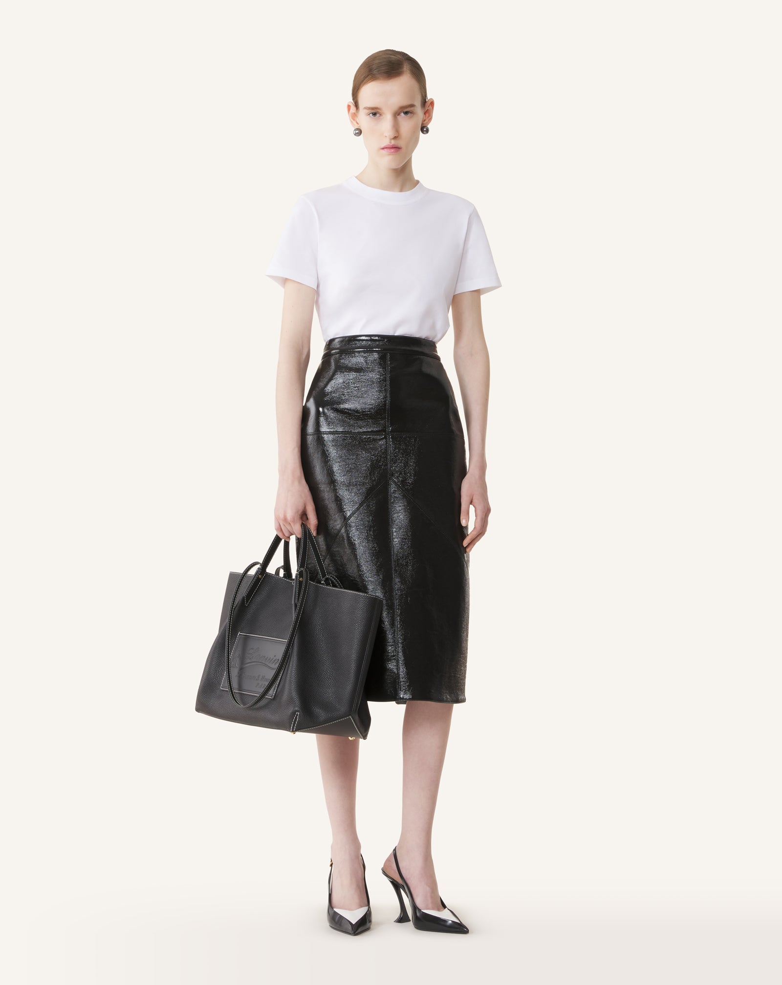 COTTON T-SHIRT WITH RIBBON DETAIL