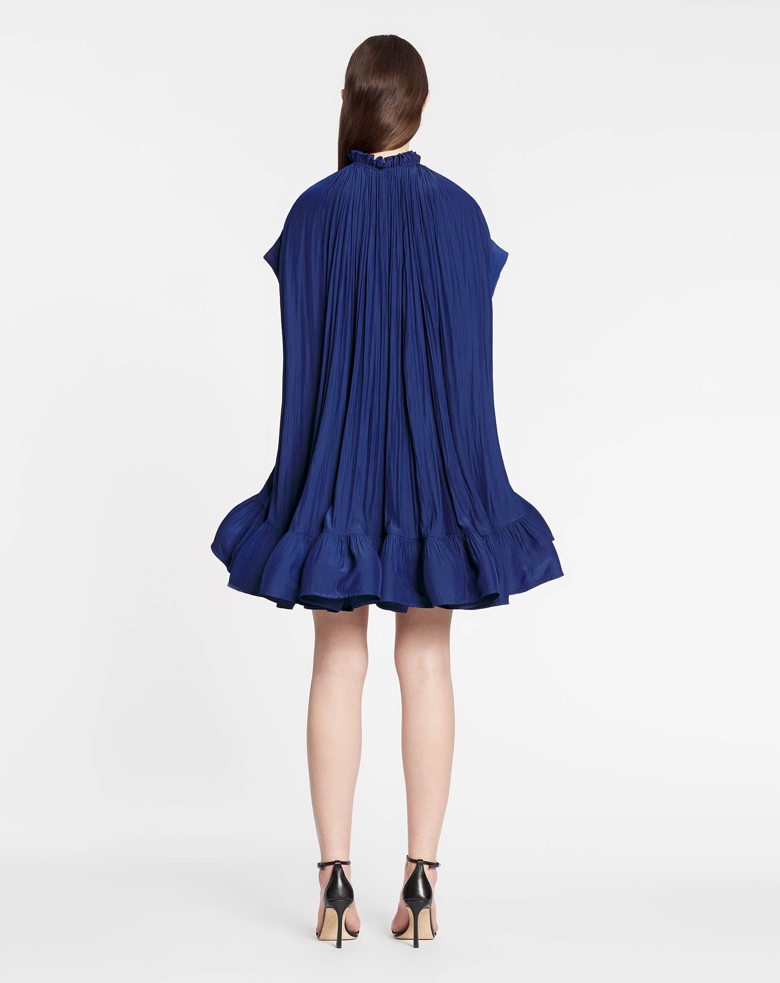 SHORT CHARMEUSE DRESS